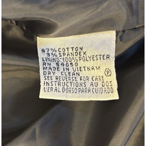 LE SUIT Leopard Print 3 Button Tie Front Crop Blazer 18 Lined Slit Cuff Jacket - Picture 11 of 14